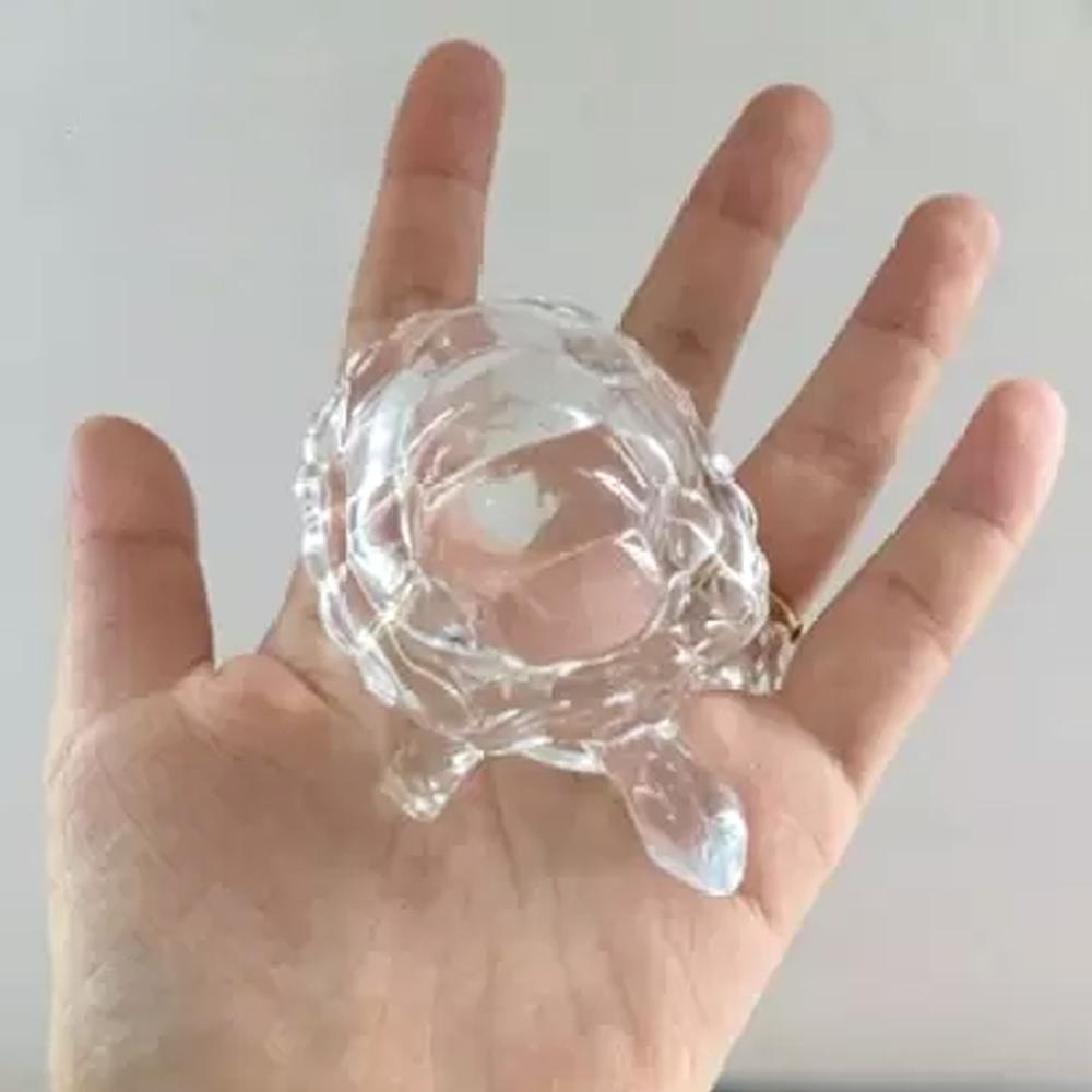 1194 Crystal Glass Turtle-Tortoise for Feng Shui and Vastu - SkyShopy 1194 Crystal Glass Turtle-Tortoise for Feng Shui and Vastu - SkyShopy